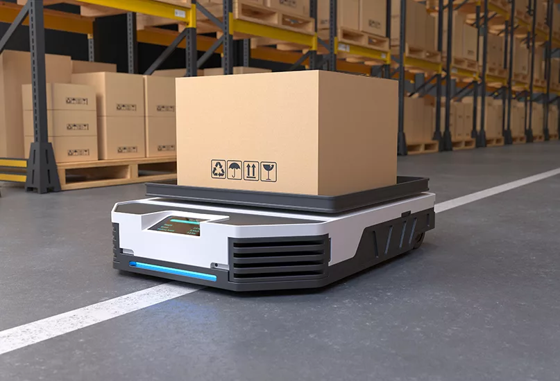 Autonomous Robot transportation in warehouse