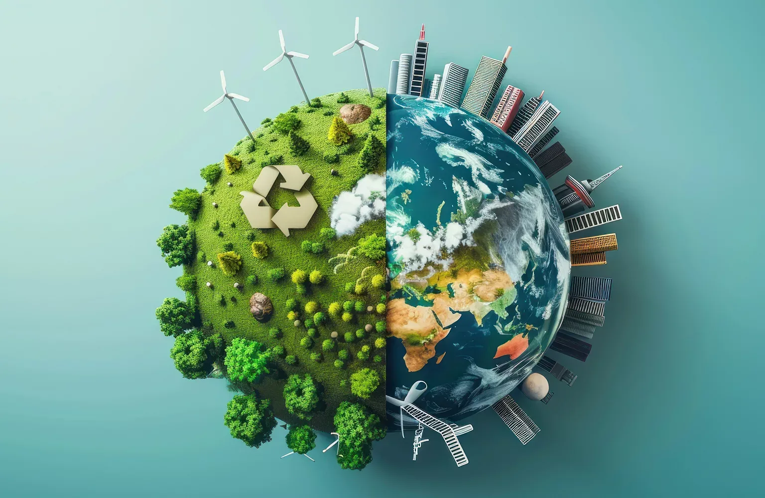 A comparison of resource management in traditional economies versus circular economies
